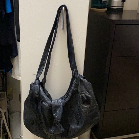 Hobo bag vintage black shoulder bag - Picture 7 of 14